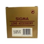 Lentilla Close Up Sigma 72mm