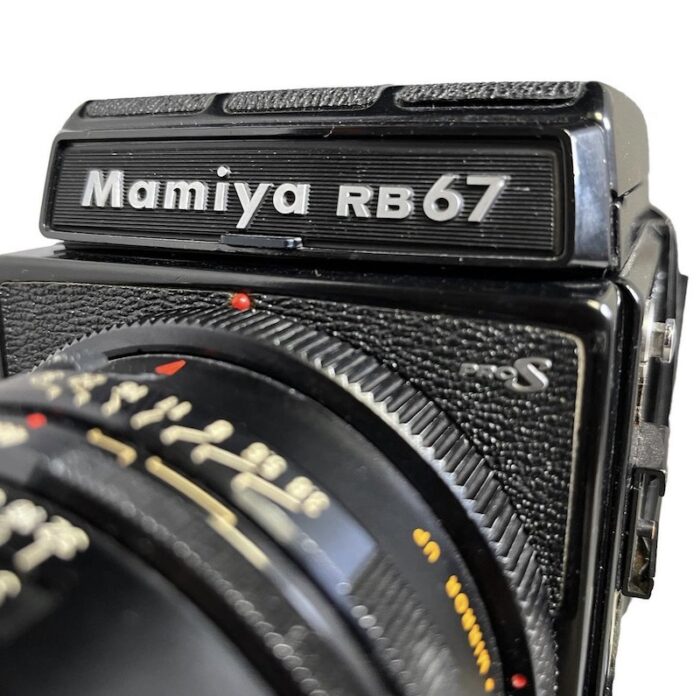 Cámara Mamiya RB67 Pro S 90mm f 1:3.8 +250mm f 1:4.5